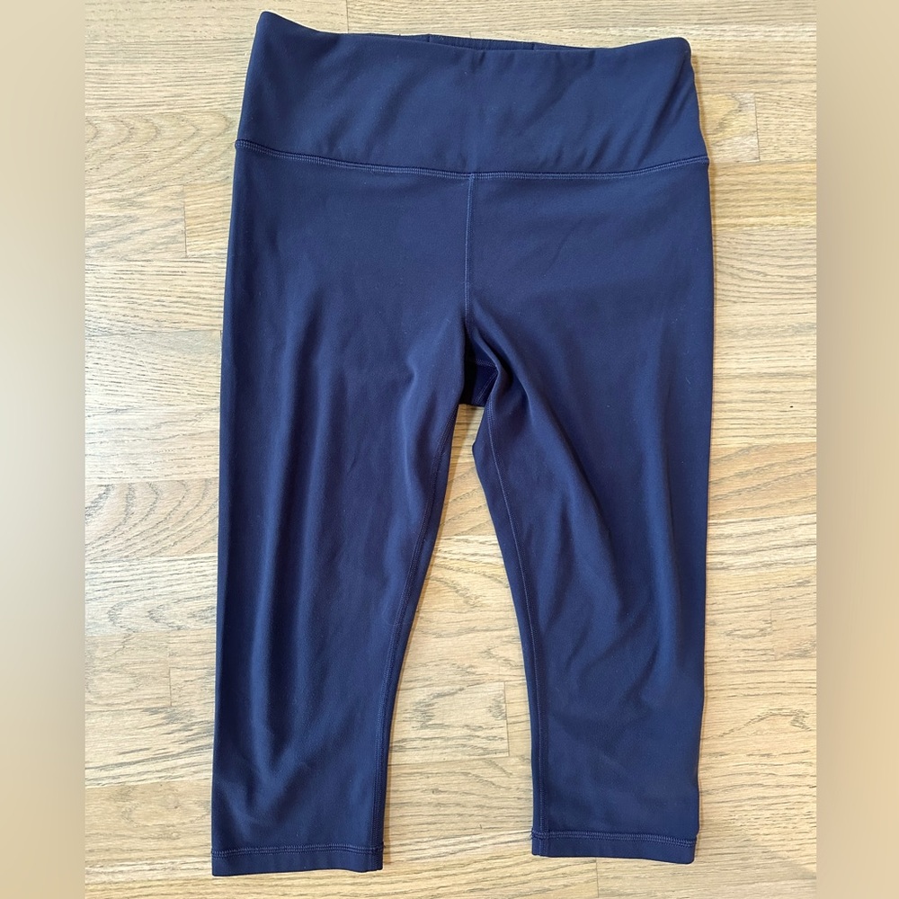 Athleta Elation crop navy